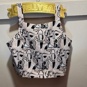 NWOT Dazey LA Crop Top in Peace it Together